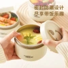 304 stainless steel Japanese-style insulated lunch box, office worker with lid, microwave oven bento bucket, simple soup box, lunch box Application Scenario
